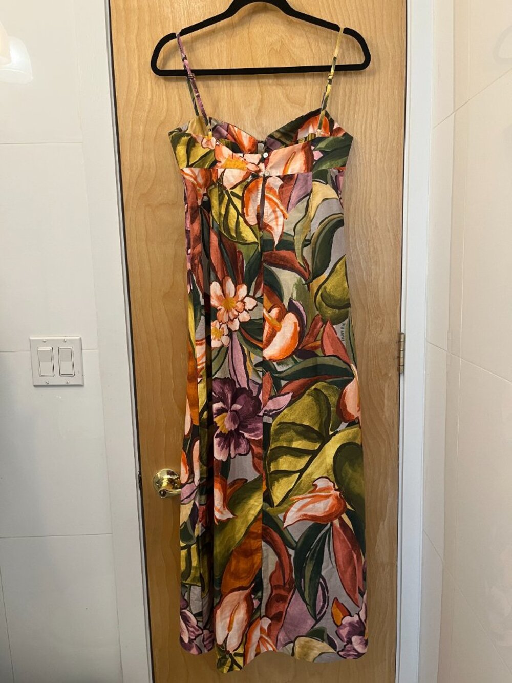 Farm Rio Maxi Dress Floral Pattern - Medium - Picture 3 of 5